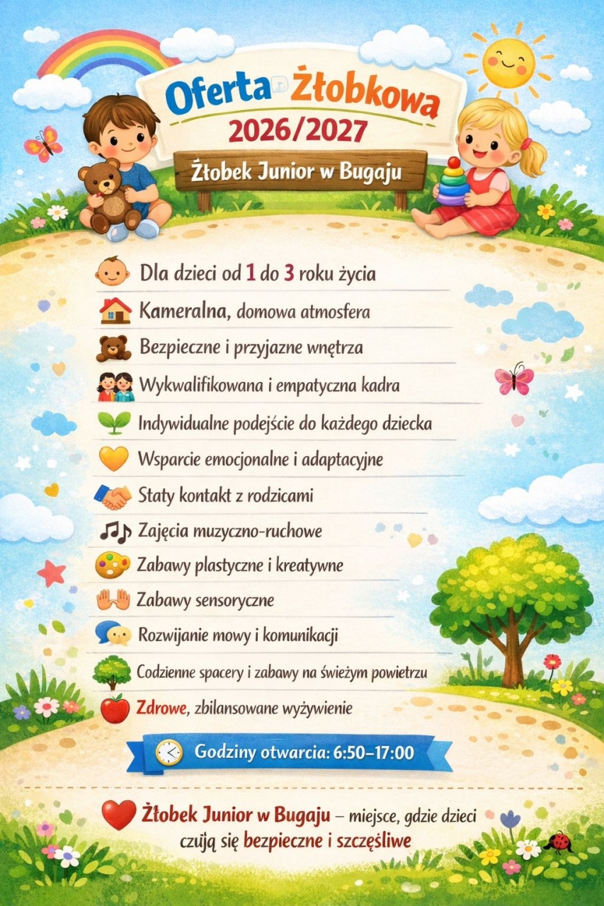Prowadzimy zajęcia opiekuńczo-wychowawcze i edukacyjne, uwzględniające rozwój psychomotoryczny dziecka, właściwy do jego wieku